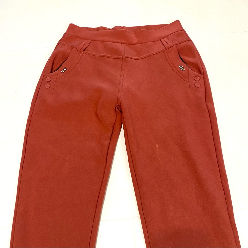 Orange Slim Fit Pants - Picture 3 of 8